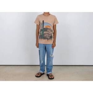 NEW TINY WHALES free roam t-shirt in wheat